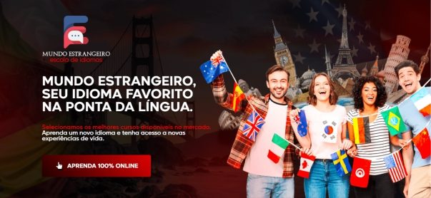 Landing page curso de inglês